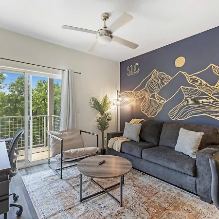 Downtown Slc Apartment - King Bed - Gym - Smart Tv